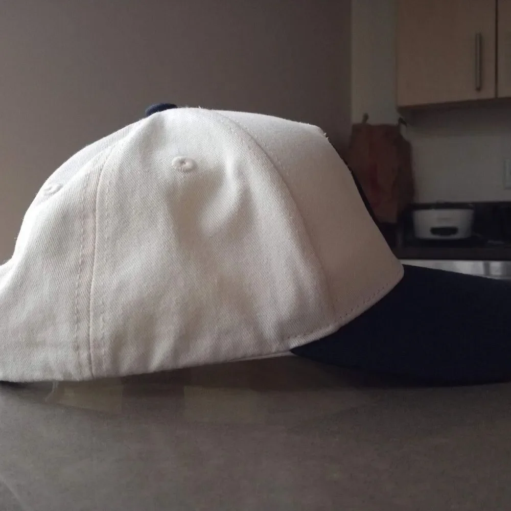 Real Madrid White & Navy Snapback Cap Hat